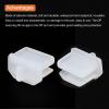 MECCANIXITY 25pcs Laptop DP Port Duct Covers Caps Silicone Plugs Protector for Mini Display Port Female End, Clear view 4