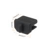 MECCANIXITY 25pcs Laptop DP Port Duct Covers Caps Silicone Plugs Protector for Mini Display Port Female End, Black view 2