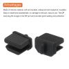 MECCANIXITY 25pcs Laptop DP Port Duct Covers Caps Silicone Plugs Protector for Mini Display Port Female End, Black view 4