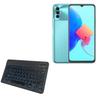 BoxWave Keyboard Compatible with Tecno Spark 8P - SlimKeys Bluetooth Keyboard - with Backlight, Portable Slim LED 7 Colors - Jet Black view 1