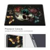 BEOTIWAD for 10.1" Amazon Fire HD 10 Tablet (13th Generation, 2023 Release),PU Leather Multi-Angle Anti Slide Stand Cases with Auto Wake/Sleep,Butterfly Skull Flower view 3