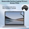 ZOEAGG Removable & Reusable Privacy Screen for Surface Laptop Studio 14.4 inch,Easy Installation/Anti-Spy/Anti-Glare/Anti Blue Light,Microsoft Surface Laptop Studio 2 Privacy Screen Protector view 2
