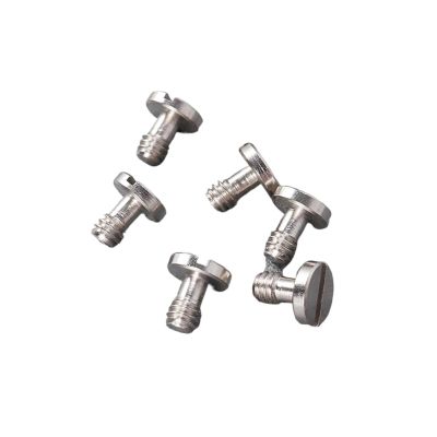 Aolity Mdingbao-Socket Cap Screws 6Pcs Portable Metal Stainless Steel Universal 1/4 Screws Without Handle for Quick Release Monopod Plate Camera Tripod, Strong wear Resistant
