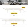 Across-Star Dual-Monitor-Stand-Riser-For-Desk Adjustable Length 32-40 InchLarge Desktop Computer Monitor Riser For 2 ScreensDesk Shelf Organizer Riser Stand For Computer/Laptop/PC/Printer/TV Black view 3