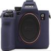 A7R V Camera Case, BMAOLLONGB Frosting Fullbody Thin Lightweight Silicone Camera Skin Body Rubber Cover Case for Sony Alpha A7R V (Blue) view 1
