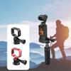 Expansion Adapter Mount for DJI OSMO Pocket 3, Metal Adapter Bracket Gimbal Head Camera Fixed Frame Holder, Portable Outdoor Accessories (Red) view 3
