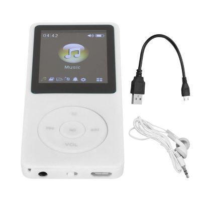 Mp3 Participant Mp4 Player, Portable Digital Lossless Tune Mp3 Mp4 Participant for Children, Thin 1.Eight Inch Liquid Display Media Song Player for (White)