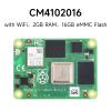 Waveshare Pi Compute Module 4 Comes with an Official Raspberry Pi CM4102016 (with Wireless, 2GB RAM, 16GB eMMC Flash), an Antenna Kit and a HEATSINK. (3 Items) view 2