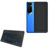 BoxWave Keyboard Compatible with Tecno Pova Neo 2 - SlimKeys Bluetooth Keyboard - with Backlight, Portable Slim LED 7 Colors - Jet Black view 1