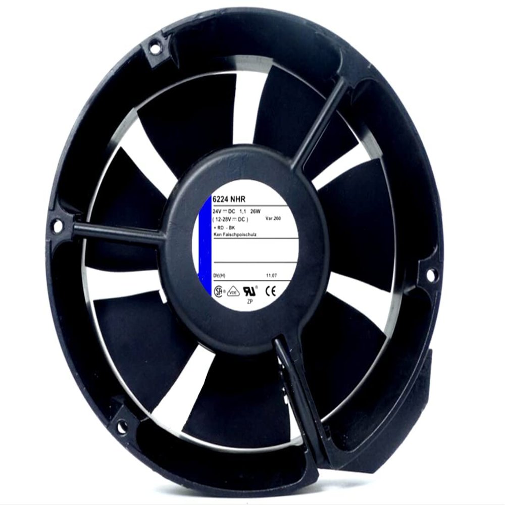 24V 6224NHR 1.1A 26W 17251 Cooling Fan 172X172X51MM 2-Pin