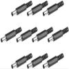 XYWHPGV 10 Pcs DC Male Connector 5.5mm x 2.5mm x 9mm Power Cable Connector Adapter Black (ad767 31ead 8b10d dbedc 3e666 17cf9 view 1