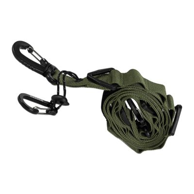 shamjina Outdoor Hanging Rope Camping Lanyard Hanger Adjustable Campsite Storage Strap with Hooks for Hiking Picnic Backpacking Travel, Green
