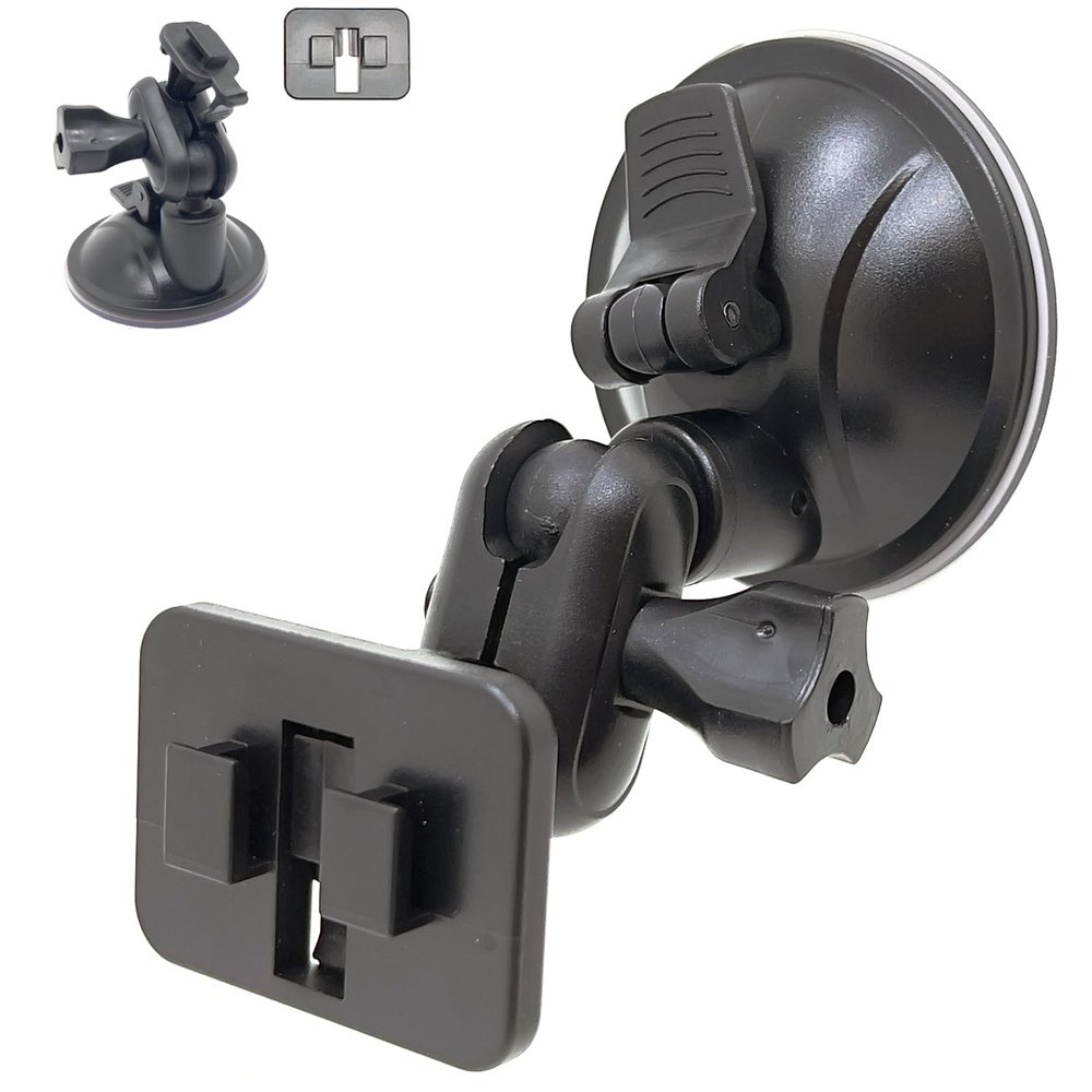 LycoGear Enhancd Strong Car Windshield Suction Cup Mount Compatible with Bama SCT X4 SF4 w/Dual Ball Socket Adapter to Allow Best Viewing Position