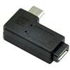 RKEBK USB 2.0 Adapter Plug - Left and Right Angle Micro to Micro - Male to Female - 2pack view 1