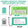NYI Upgraded 3800mAh Battery Compatible with ADT IMPASSA 9057 SCW9057 SCW9055, 6PH-H-4/3A3600-S-D22 Replacement, 7.2V Rechargeable Ni-MH Battery Pack for DSC Control Panel, 2 Pin Connector view 2