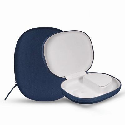 PX8 Carrying Case Replacement Headset Travel Case Round Hard Box Portable Bag Compatible with Bowers & Wilkins PX8/PX7 S2 Wireless Noise-Cancelling Headphones (Blue)