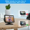 Adjustable Stand for All-new Echo Show 8 (3rd Gen, 2023 release), Smart Display Magnetic Stand Mount Compatible with Echo Show 8 (3rd Gen), with 360 Degree Rotation Tilt and Anti-Slip Base (Black) view 2