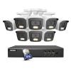 ANNKE 16CH Security Camera System, 3K Lite Surveillance DVR with 8X 2MP Wired CCTV Cams with Full Color Night Vision, 130DB WDR, 3D DNR, AI Human/Vehicle Detection, Remote Access, 6TB HDD Included