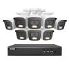 ANNKE 16CH Security Camera System, 3K Lite Surveillance DVR with 8X 2MP Wired CCTV Cams with Full Color Night Vision, 130DB WDR, 3D DNR, AI Human/Vehicle Detection, Remote Access, NO HDD Included view 1