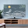 GSGC TV Cover TV Dust Cover TV Screen Protector Universal 32-80in Indoor TV Display Protection Cover Dustproof TV Decoration Artwork Cover for LCD LED Plasma Hanging Desktop Curved Universal TV view 1