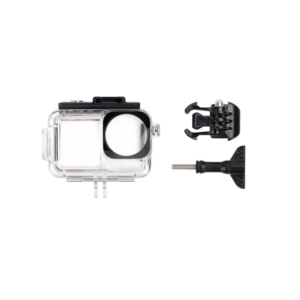 BTG Waterproof Case for DJI OSMO Action 5 Pro/4/3 Camera Accessories Dive Case Underwater Housing Shell Cage Deep Diving Scuba Snorkeling Swimming