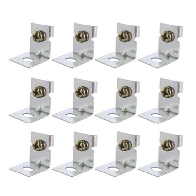 12pcs MHS012 Power Supply Fixing Bracket, Switching Power Supply Mounting Brackets, Switching Power Supply Fixing Bracket Kit