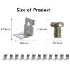 12pcs MHS012 Power Supply Fixing Bracket, Switching Power Supply Mounting Brackets, Switching Power Supply Fixing Bracket Kit view 2