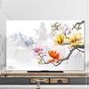 GSGC TV Cover TV Dust Cover 32 Inch- 80 Inch Waterproof Dustproof Sunproof Fabric Home Television Display Protective Cover TV/Computer Hanging Curved Screen Desktop Living Room Art Decoration Cover view 1