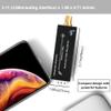 Zhpuostd HD-SDI to Fiber Converter, Uncompressed Optical Extender Kit for Security Camera CCTV Video, Support 1080P Over Single-Mode SMF up to 20km, Mini Design with Type-C Power, a Pair view 4