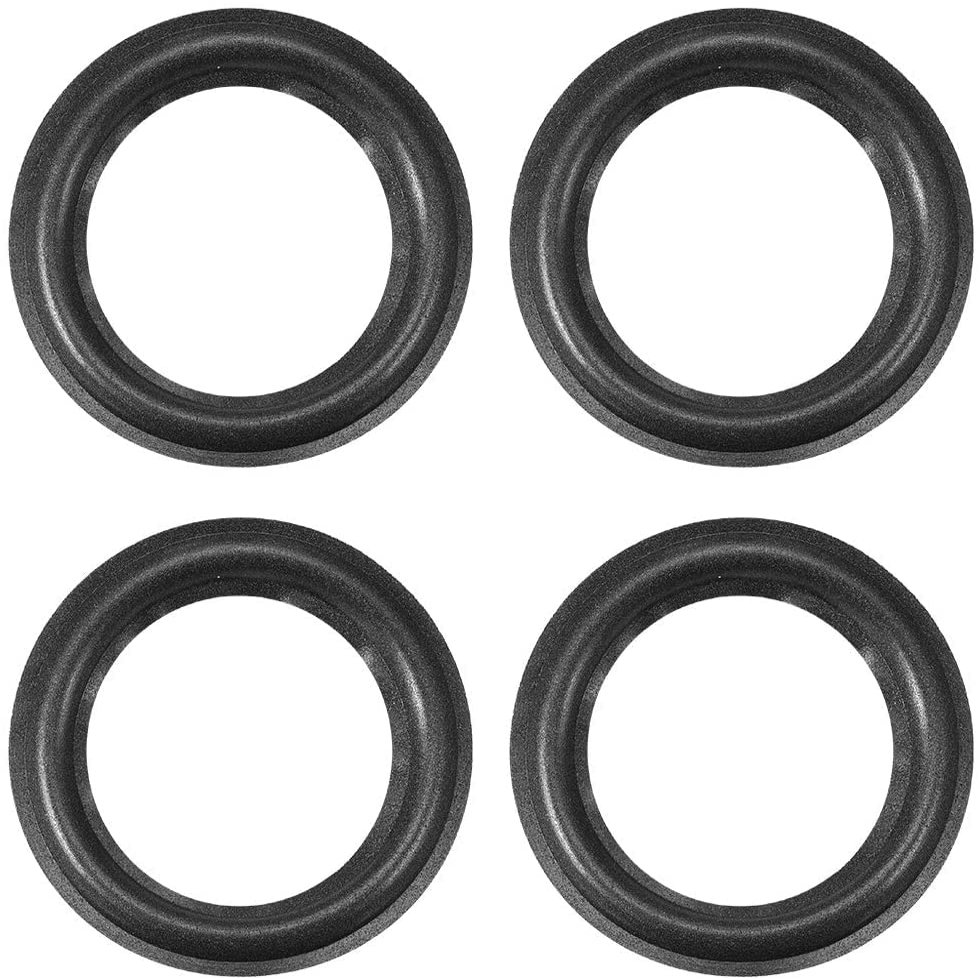 XYWHPGV 3 inches 3 inches Speaker Foam Edge Surround Rings Replacement Parts for Speaker Repair or DIY 4pcs(a7765 26174 5823b 23151 d1c1d 102ba