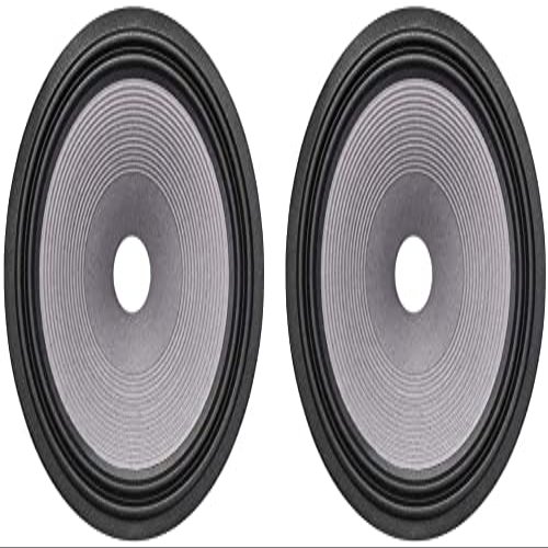 XYWHPGV 10 inches Paper Speaker Cone Subwoofer Drum Ripple Paper 1.4 inches Coil Diameter with 2 Cloth Surround Purple Grey 2 Pcs(88d68 95753 fa2fe b1372 f6ced 9c64d