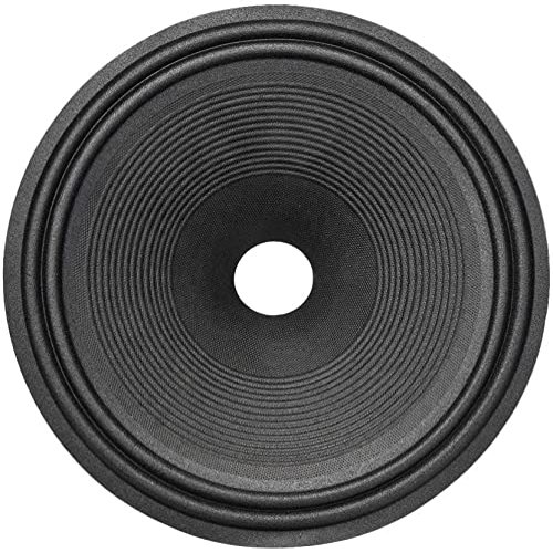 XYWHPGV 10 inches Paper Speaker Cone Subwoofer Drum Ripple Paper 1.4 inches Coil Diameter with 2 Cloth Surround Black(608f9 d0e33 acc0b 6225e 5f1b4 40726