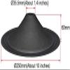 XYWHPGV 10 inches Paper Speaker Cone Subwoofer Drum Ripple Paper 1.4 inches Coil Diameter with 2 Cloth Surround Black(608f9 d0e33 acc0b 6225e 5f1b4 40726 view 2