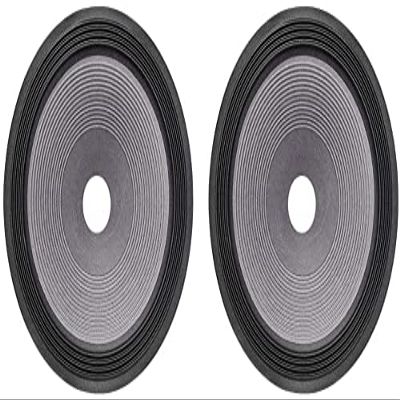 XYWHPGV Paper 10 Inch Speaker Cone Subwoofer Drum Curly Paper 1.4 Inch Coil Diameter with 4 Cloths Surround Purple Grey 2pcs(e6975 06c12 b9779 783e6 3f249 3e19c