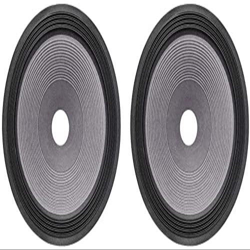 XYWHPGV Paper 10 Inch Speaker Cone Subwoofer Drum Curly Paper 1.4 Inch Coil Diameter with 4 Cloths Surround Purple Grey 2pcs(e6975 06c12 b9779 783e6 3f249 3e19c