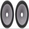 XYWHPGV Paper 10 Inch Speaker Cone Subwoofer Drum Curly Paper 1.4 Inch Coil Diameter with 4 Cloths Surround Purple Grey 2pcs(e6975 06c12 b9779 783e6 3f249 3e19c view 1