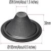 XYWHPGV 6.5 inches Paper Speaker Cone Subwoofer Cones Drum Paper 1.5 inches Voice Coil Diameter with Rubber Surround Black 2 Pcs(7dac4 40c6a 34db8 faebc 1334e bdf11 view 2