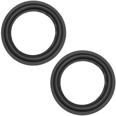 XYWHPGV 5 inches 5inch Speaker Rubber Edge Surround Rings Replacement Part for Speaker Repair or DIY 2pcs(022bb d16aa 13d72 7b0e0 bf43d eec8e