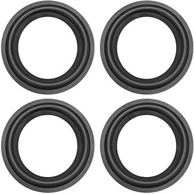 XYWHPGV 5.6inch Speaker Rubber Edge Surround Rings Replacement Parts for Speaker Repair or DIY 4pcs(9842a a357a 11cb8 8168e 07c01 03296