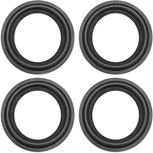 XYWHPGV 5.6inch Speaker Rubber Edge Surround Rings Replacement Parts for Speaker Repair or DIY 4pcs(9842a a357a 11cb8 8168e 07c01 03296