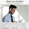 BANIGIPA Bluetooth Headset with Removable Microphone, Wireless Headset w/DSP Noise Cancelling for Phones Laptop Computer PC, Open Ear Headphones for Working Driving Running Cycling Driving -12 Hrs view 2