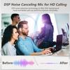 BANIGIPA Bluetooth Headset with Removable Microphone, Wireless Headset w/DSP Noise Cancelling for Phones Laptop Computer PC, Open Ear Headphones for Working Driving Running Cycling Driving -12 Hrs view 3