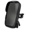 Kisangel Mobile Phone Holder Convenient Bike Phone Rack Daily Use Phone Pouch Cellphone Bag Cell Phone Accessories Bike Accessory Leather Scattered Beads Electric Car view 1