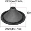 XYWHPGV 8 Inch Paper Speaker Cone Subwoofer Speaker Drum Paper 1.5 Inch Coil Diameter with Black Rubber Surround Material 2pcs(3e540 e8e49 0f454 abbfa 24be view 2