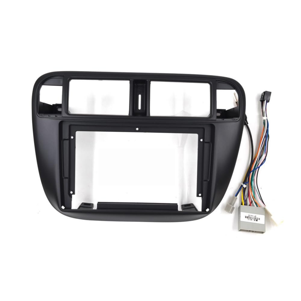 9'' Car Radio Stereo Fascia Frame Panel Trim Bezel with Power Harness Cable for Honda Civic (EJ/EK/EM) 1995-2001 Mounting Kit LHD