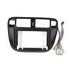 9'' Car Radio Stereo Fascia Frame Panel Trim Bezel with Power Harness Cable for Honda Civic (EJ/EK/EM) 1995-2001 Mounting Kit LHD view 1