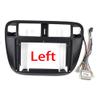 9'' Car Radio Stereo Fascia Frame Panel Trim Bezel with Power Harness Cable for Honda Civic (EJ/EK/EM) 1995-2001 Mounting Kit LHD view 4