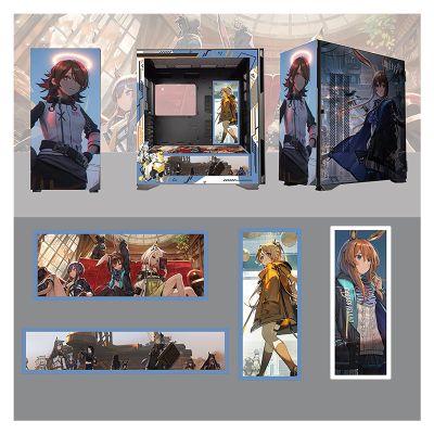 upim Gaming Case,Mid-Tower PC Gaming Case E-ATX/ATX/M-ATX/ITX - Front I/O USB 3.0 Port - Hinge Glass Side Panel - Includes 3 Themed LED Light Panels