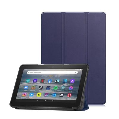 Stianiiie Case for Amazon Fire 7 (2022 Release-12th Gen) 7" Premium PU Leather Protective Cover/Fire 7 Case
