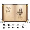 12x8ft Once Upon a Time Backdrop Fairtale Book Castle Princess Birthday Photography Background Girls Happy Birthday Party Banner Decorations Supplies Photo Booth Props view 2